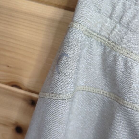 Zyia Womens Pants Medium Gray Joggers Oatmeal Gray 28" Inseam - Picture 3 of 8